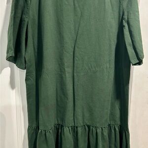 Elegant Green Midi Dress